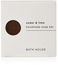 Парфумерія, косметика Bath House Cedar & Lime Handmade Cleansing Soap Bar - Мило