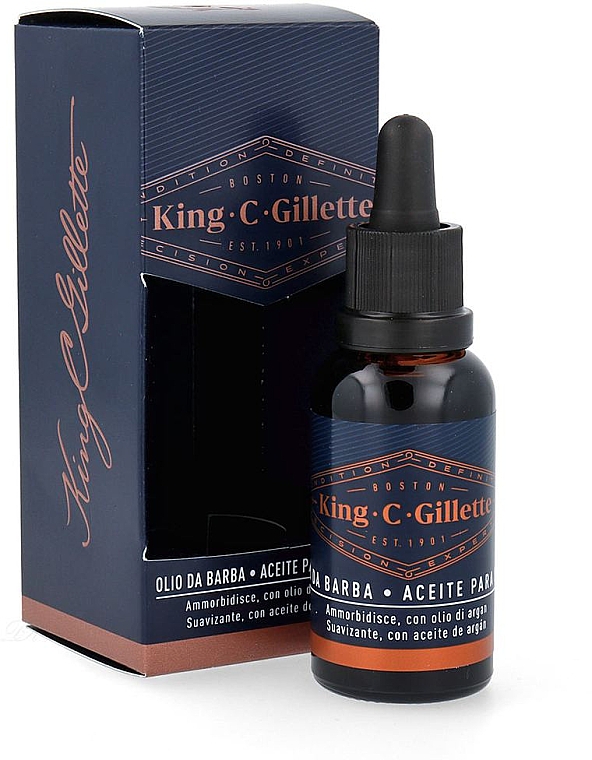 Масло для бороды - Gillette King C. Beard Oil — фото N1