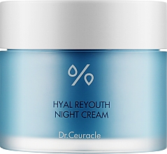 Зволожувальний нічний крем-маска для обличчя - Dr.Ceuracle Hyal Reyouth Night Cream — фото N1