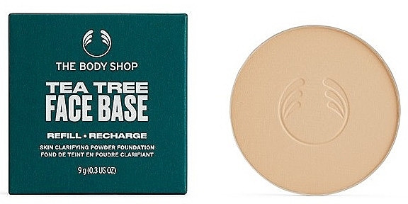 Пудра для лица "Чайное дерево" - The Body Shop Tea Tree Face Base Powder Refill (сменный блок) — фото N1