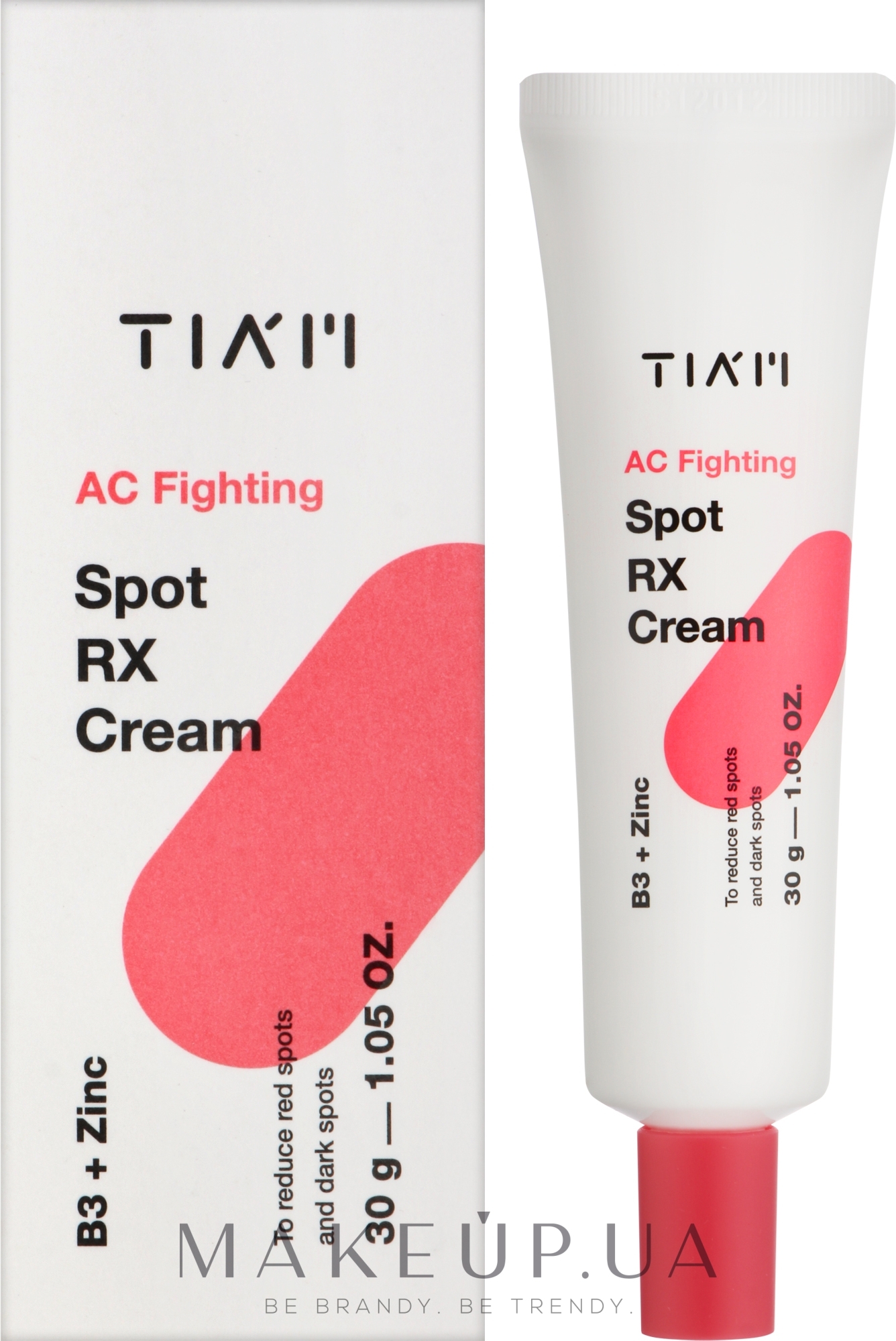 Крем против воспалений - Tiam AC Fighting Spot Rx Cream — фото 30ml