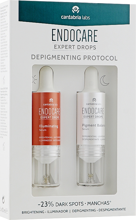 Набір - Cantabria Labs Endocare Expert Drops Depigmenting Protocol (ser/2*10ml) — фото N1