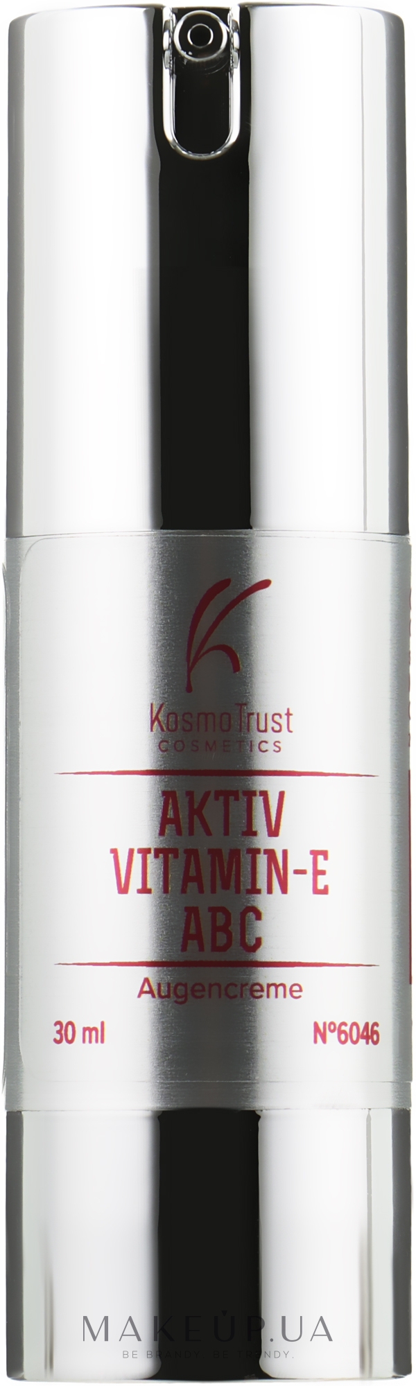 Крем для повік з активним вітаміном Е і комплексом АВС - KosmoTrust Cosmetics Aktiv-Vitamin E ABC Augencreme — фото 30ml