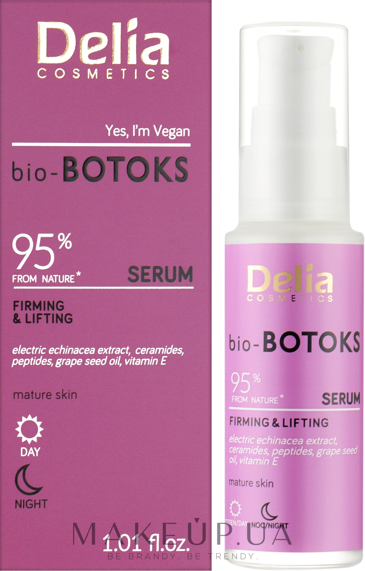 Зміцнювальна та ліфтингова біосироватка для обличчя - Delia bio-BOTOKS Firming & Lifting Serum — фото 30ml