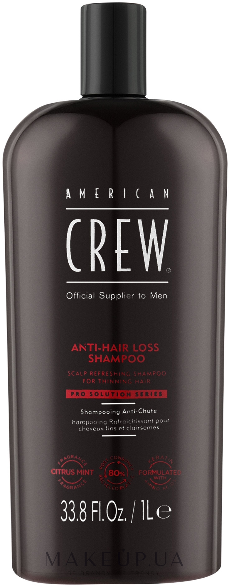 Шампунь проти випадання волосся - American Crew Anti-Hairloss Shampoo — фото 1000ml