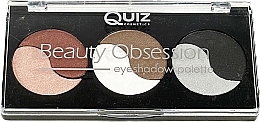 Палетка теней для век - Quiz Cosmetics Beauty Obssesion Duo Eyeshadow Palette  — фото N1