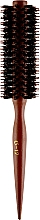 Щітка-брашинг CS-12C, з дерев'яною конусною ручкою та прямим ворсом - Cosmo Shop — фото N1