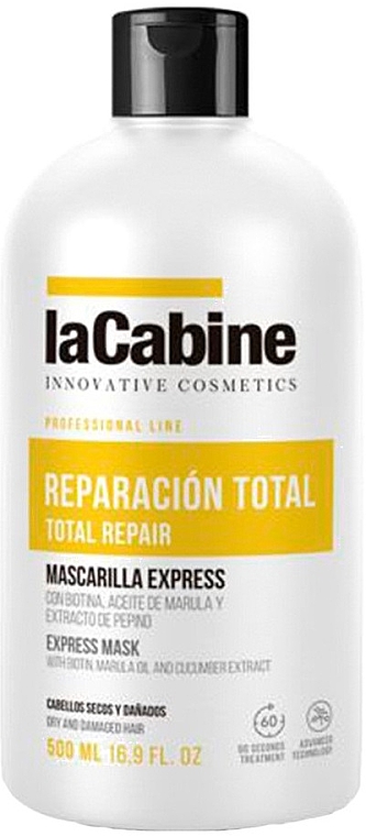 Экспресс-маска для восстановления волос - La Cabine Total Repair Express Mask — фото N1
