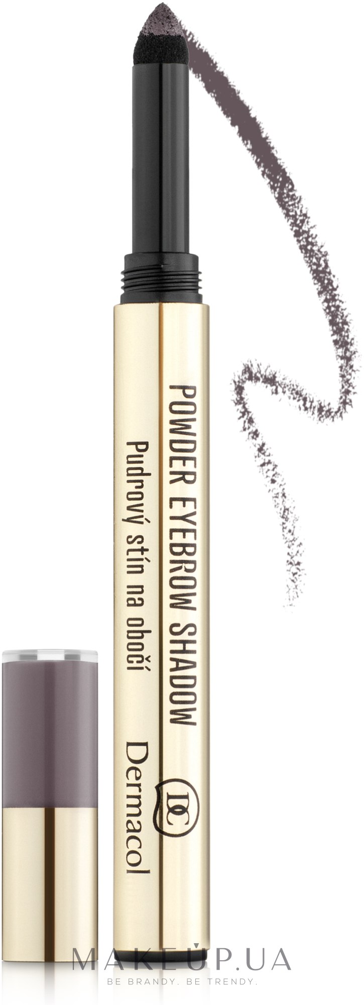 Пудровые тени для бровей - Dermacol Make-Up Powder Eyebrow Shadow — фото 2