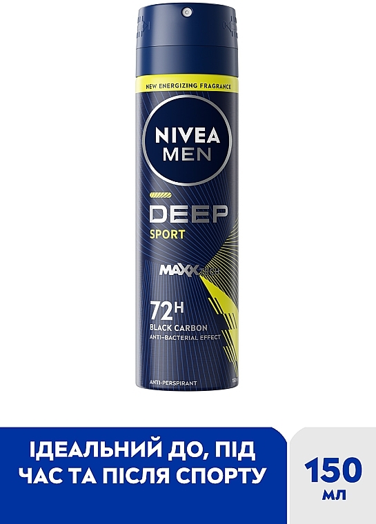 Антиперспірант - NIVEA MEN Deep Sport — фото N2