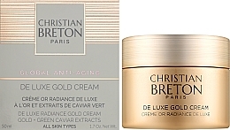 Крем для лица с экстрактом икры и коллоидным золотом - Christian Breton Age Priority De Luxe Gold Cream — фото N2