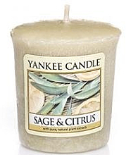 Парфумерія, косметика Ароматична свічка-вотив "Шавлія й цитрусові" - Yankee Candle Sage&Citrus