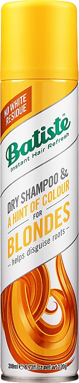 Сухий шампунь - Batiste Dry Shampoo Light and Blond a Hint of Colour — фото N3