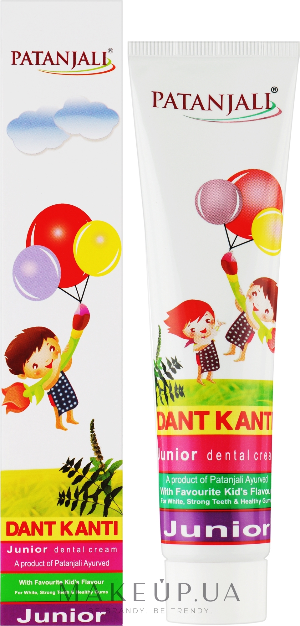Зубна паста "Дитяча" - Patanjali Dant Kanti Junior Toothpaste — фото 100g