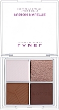 Палетка тіней для повік - LAMEL Make Up Fusion Palette Eyeshadow — фото N2