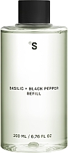 Парфумерія, косметика Рефіл для аромадифузора "Базилік + чорний перець" - Sister's Aroma Basilic + Black Pepper Refill