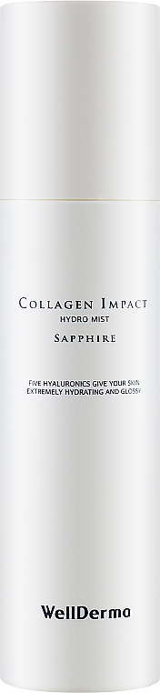 Мист коллагеновый - Wellderma Sapphire Collagen Impact Hydro Mist — фото N1