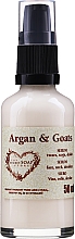 Сироватка-ліфтинг для обличчя, шиї й декольте "Аргана і козяче молоко" - Soap&Friends Argan & Goats Serum — фото N1