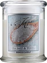 Парфумерія, косметика Ароматична свічка в банці - Kringle Candle Sea Salt & Tonka
