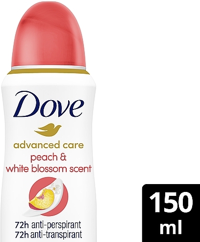 Антиперспирант аэрозоль "Персик и белые цветы. 72 часа" - Dove Advanced Care  — фото N3