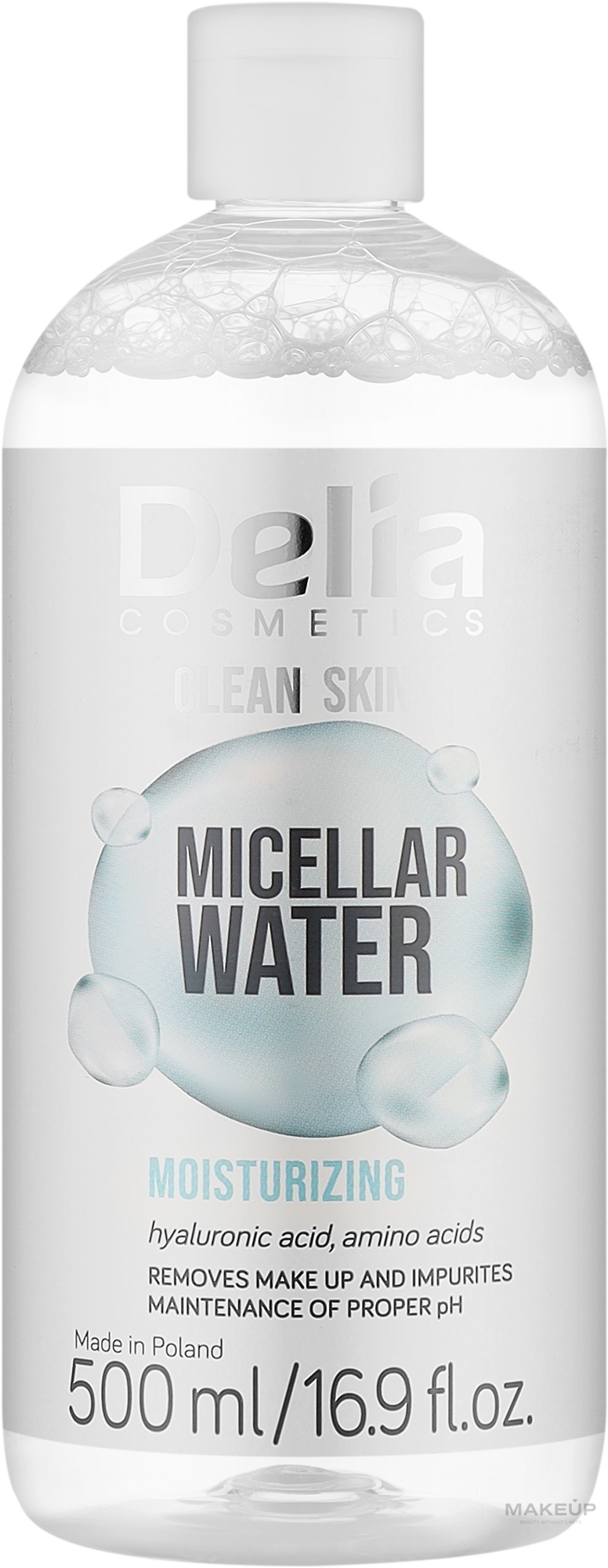 Мицеллярная вода - Delia Clean Skin Micellar Water — фото 500ml