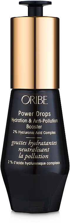 Высококонцентрированная сыворотка для увлажнения волос - Oribe Power Drops Hydration & Anti-Pollution Booster — фото N2