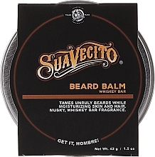 Бальзам для бороды - Suavecito Beard Balm, Whiskey Bar — фото N1