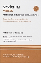 Парфумерія, косметика Харчова добавка проти пігментації - SesDerma Laboratories Vitises 60 Capsules