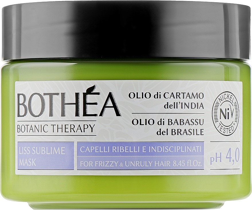 Маска для непослушных волос - Bothea Botanic Therapy Liss Sublime Mask pH 4.0 — фото N1