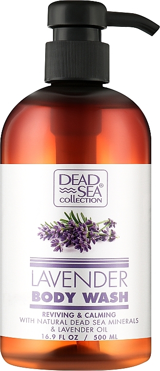 Гель для душу з мінералами Мертвого моря та олією лаванди - Dead Sea Collection Lavender Body Wash — фото N1