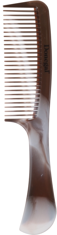Гребінь для волосся 20,5 см, коричнево-сірий, 1504 - Donegal Hair Comb — фото N1
