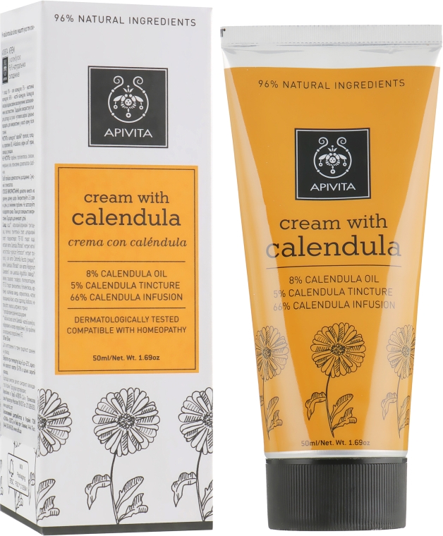 Крем для тіла - Apivita Healthcare Cream with Calendula — фото N1