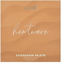 Палетка теней для век - Barry M Heatwave Eyeshadow Palette — фото N1