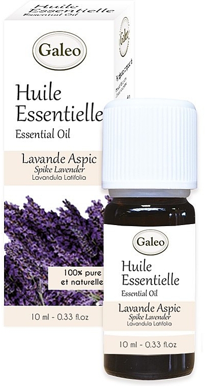 Органічна ефірна олія квіток лаванди - Galeo Organic Essential Oil Lavande Aspic — фото N1