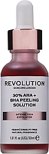 Парфумерія, косметика Інтенсивний хімічний пілінг для сяйної шкіри - Revolution Skincare 30% AHA + BHA Peeling Solution