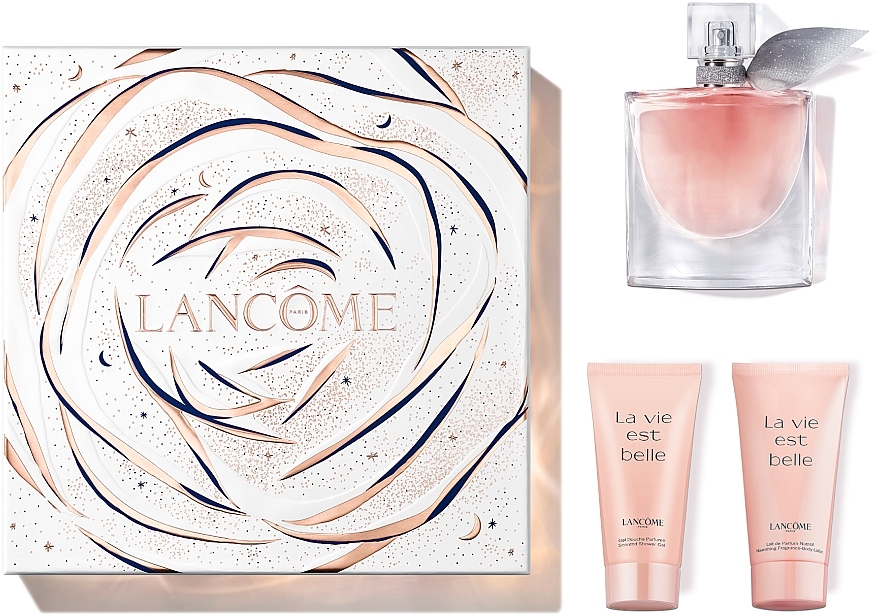 Lancome La Vie Est Belle - Набор (edp/50ml + b/lot/50ml + sh/gel/50ml) — фото N1