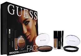 Парфумерія, косметика Набір - Guess Beauty Face Lookbook Beauty 101 Bronze (lipstick/4.1ml + eye/sh/7g + mascara/4ml + eyeliner/0.5g)