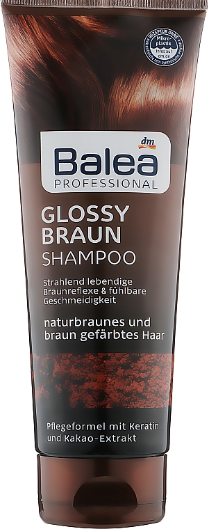 Шампунь для волосся "Глянцевий коричневий" - Balea Professional Shampoo Glossy Braun — фото N2