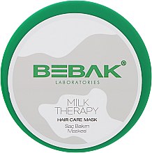 Духи, Парфюмерия, косметика Маска для волос - Bebak Laboratories Milk Therapy Hair Mask