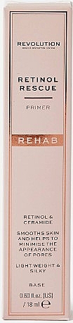Праймер для лица, скрывающий поры и несовершенства кожи - Makeup Revolution Rehab Retinol Rescue Primer — фото N3