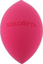 Косметический спонж для макияжа со срезом "Розовый" - Solomeya Flat End Blending Sponge Pink — фото N1