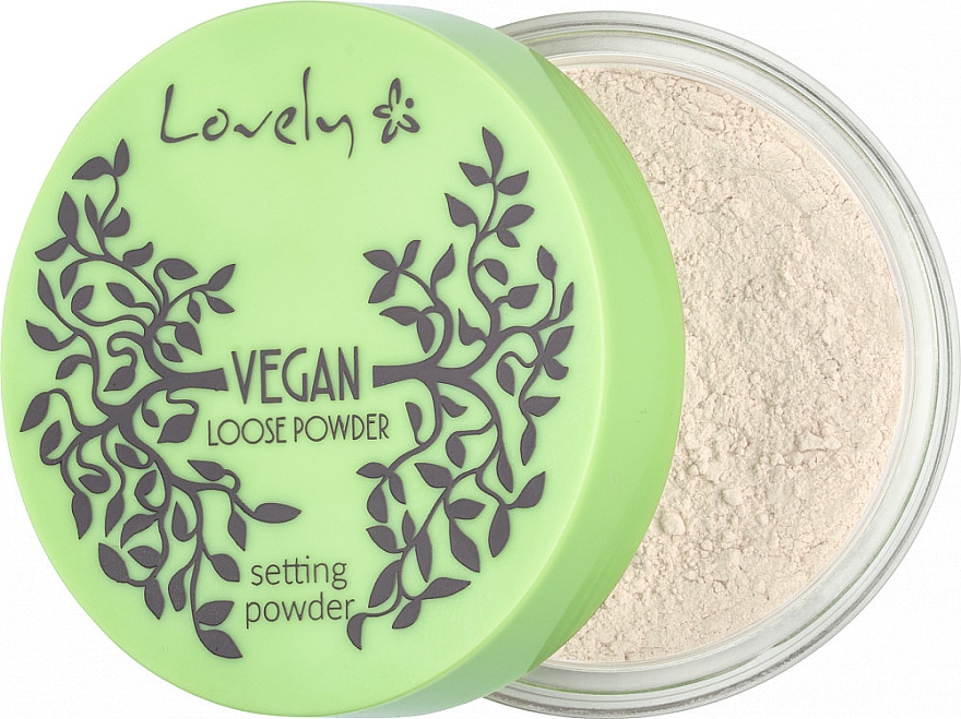 Прозора пудра для обличчя - Lovely Vegan Loose Powder Setting Powder — фото N1