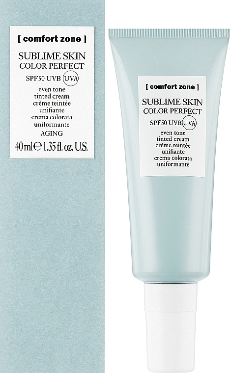 Защитный крем для лица - Comfort Zone Sublime Skin Color Perfect SPF50 — фото N2