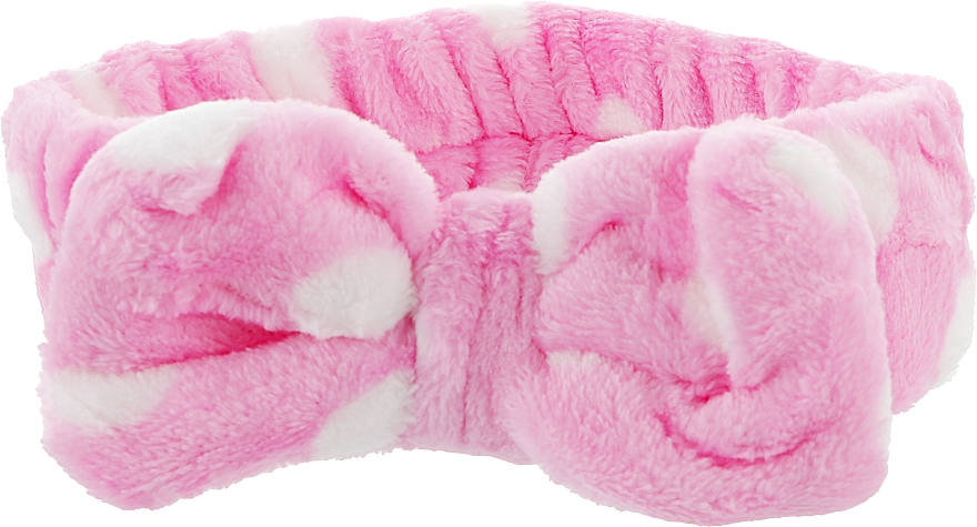 Косметическая повязка "Бант", розовый - Cosmo Shop — фото N1