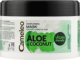 Зволожувальна маска для волосся "Алое і кокос" - Delia Cosmetics Cameleo Aloe & Coconut Mask — фото N1
