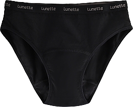 Менструальні трусики, чорні - Lunette — фото N1