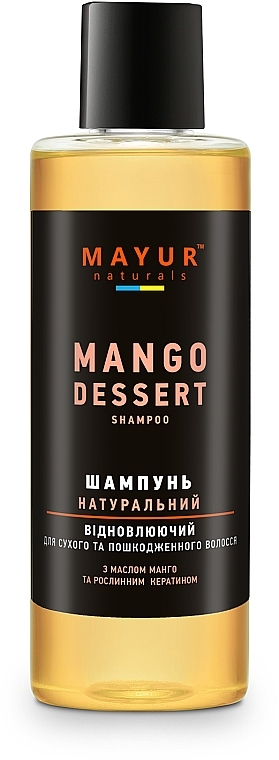 Восстанавливающий натуральный шампунь "Манго" для сухих и поврежденных волос - Mayur