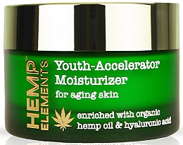 Увлажняющий крем для лица с органическим конопляным маслом - Frulatte Hemp Elements Youth-Accelerator Moisturizer — фото N2