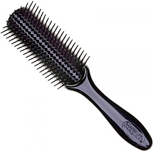 Парфумерія, косметика Щітка для волосся D1, чорна - Denman Medium 8 Row Gentle Soft Styling Hair Brush