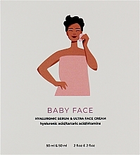Духи, Парфюмерия, косметика Набор для лица - Love&Loss Baby Face (f/ser/50ml + f/cr/50ml)